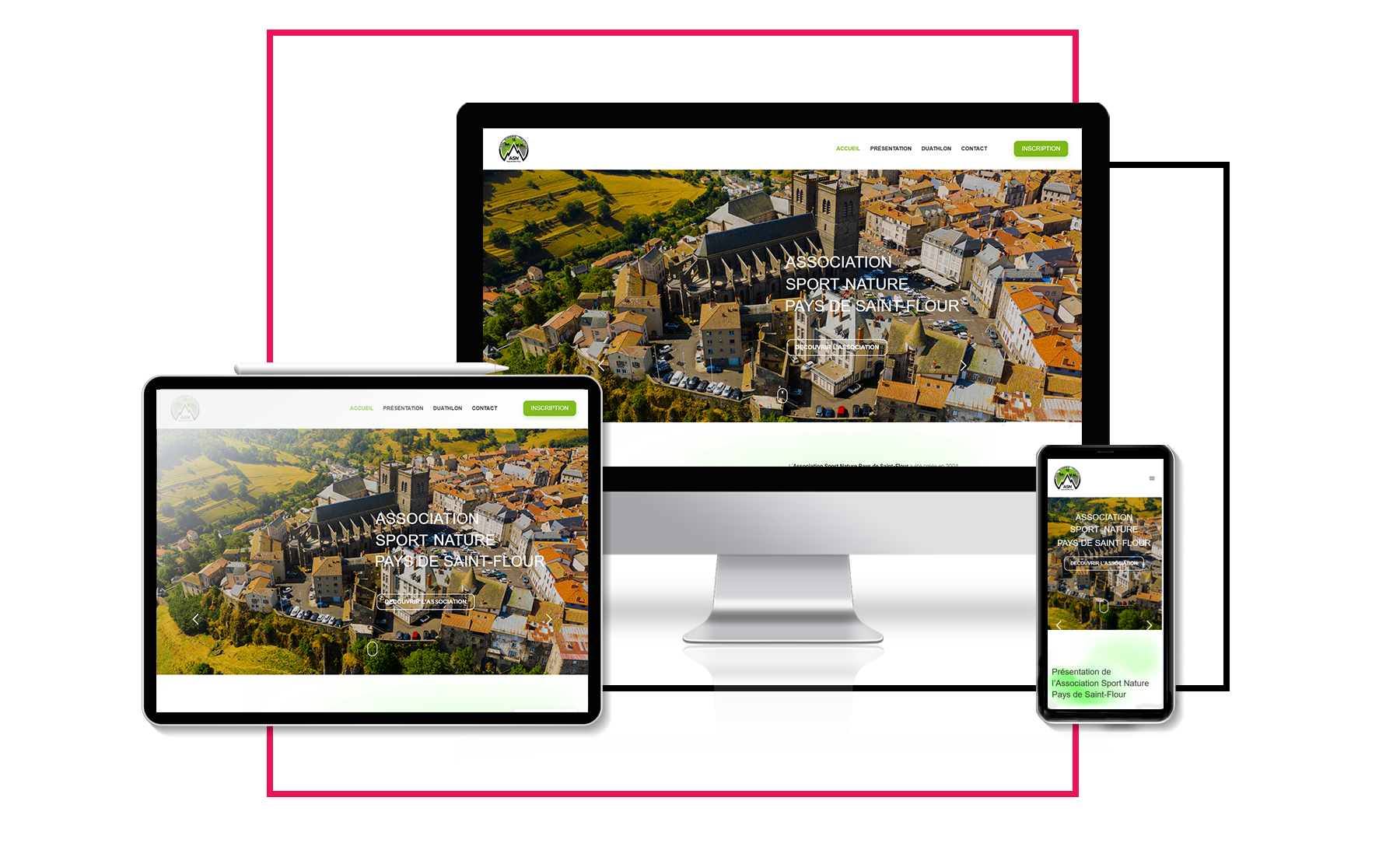 Site internet responsive ASN Triathlon