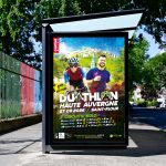 Création d'une affiche publicitaire utilisant l'espace négatif réalisée par Z-INDEX